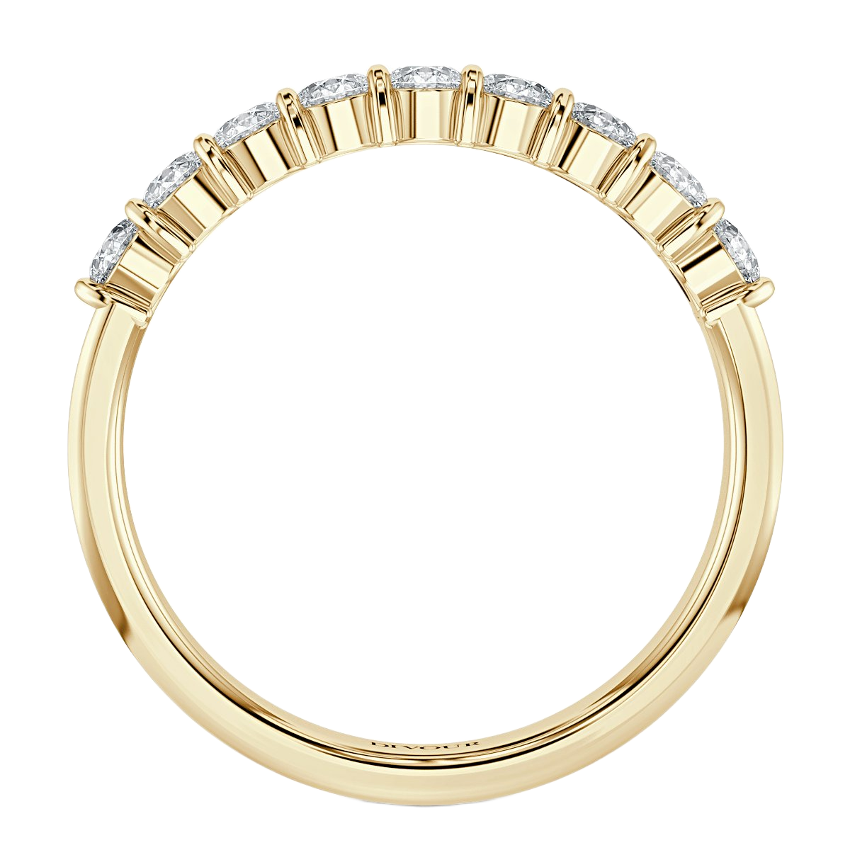 1.00 ct Round Diamond Bar Set Half Eternity