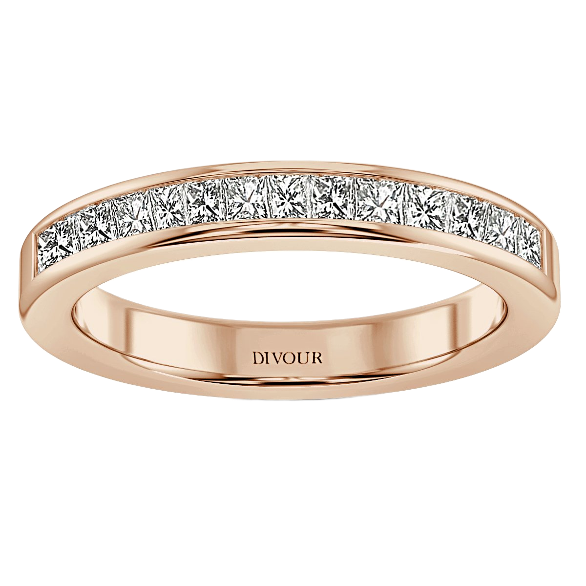 Princess Diamond Channel Set Half Eternity