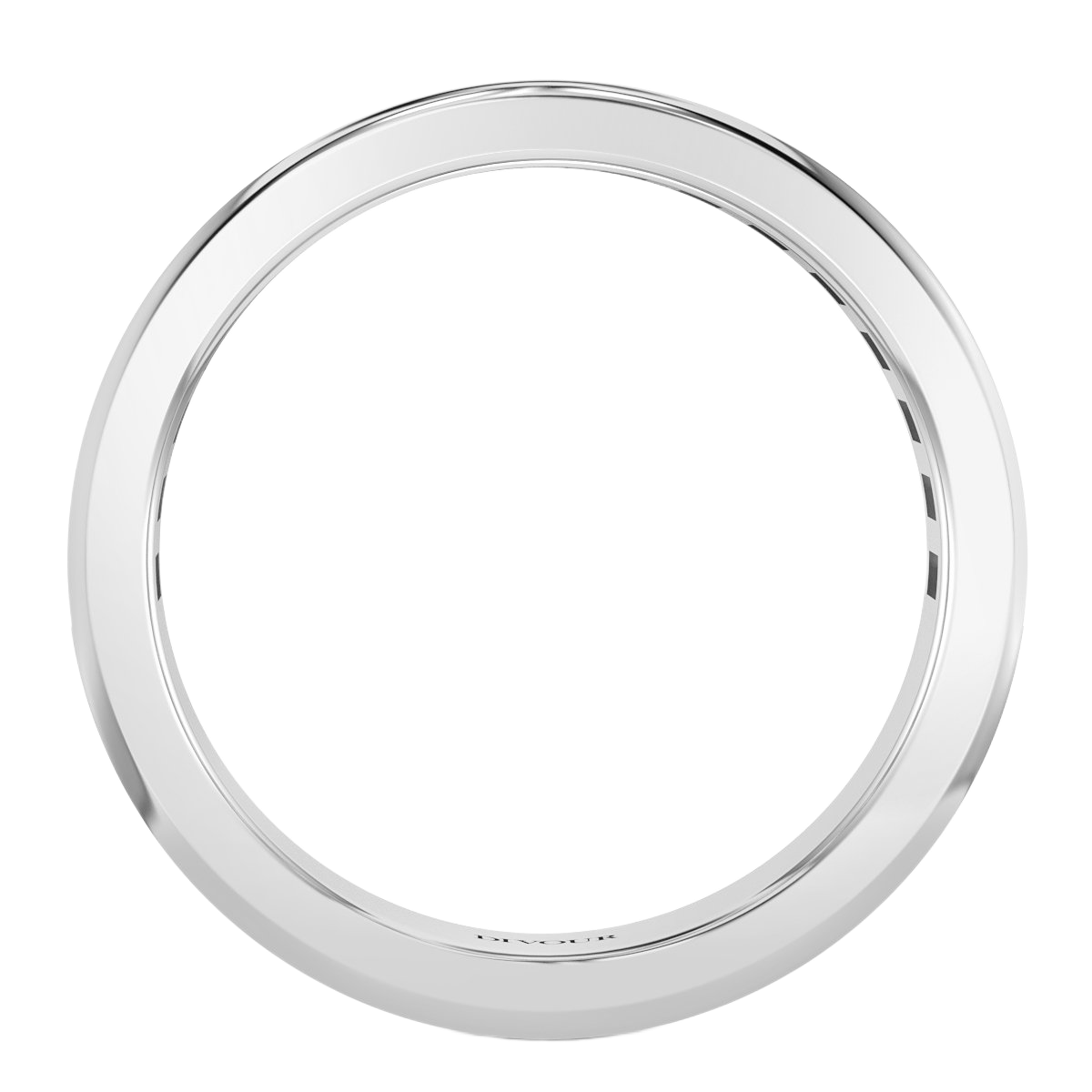 4mm -Baguette Diamond Channel Set Half Eternity