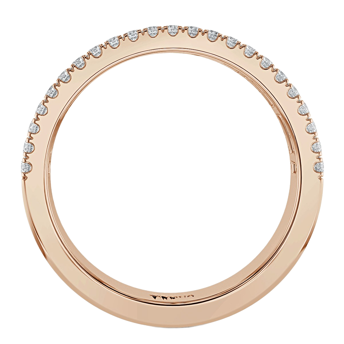2.50 ct Round and Bagutte Diamond Half Eternity