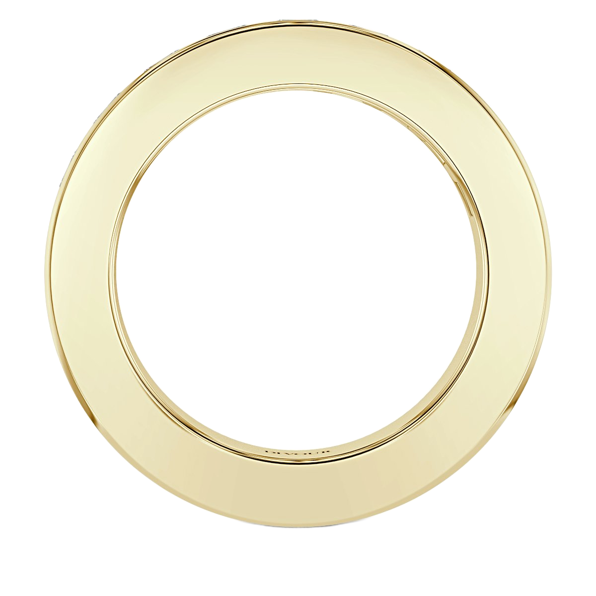 4.3 mm Princess Half Eternity Band