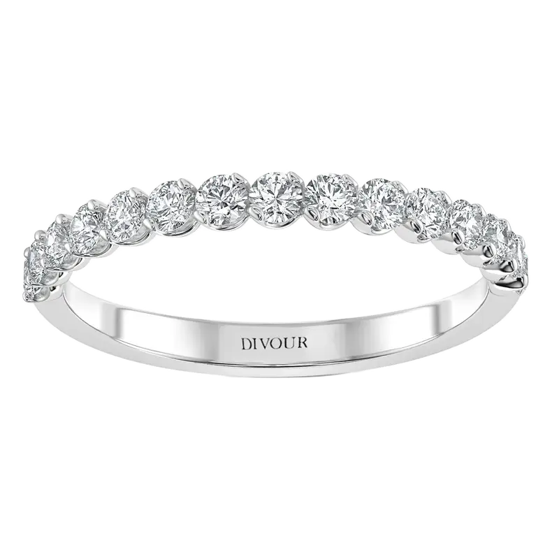 Twisted Claw Set Eternity Ring