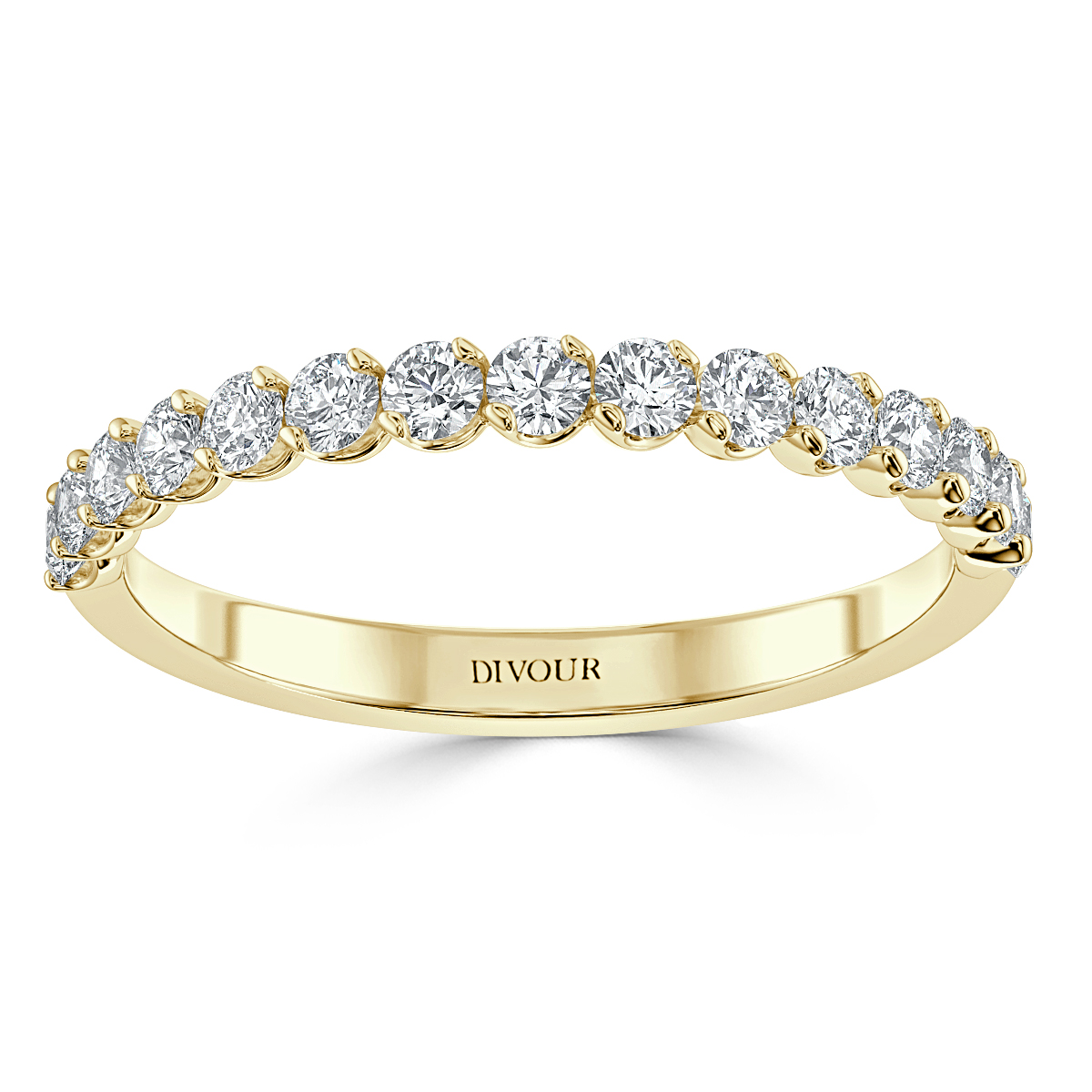 Twisted Claw Set Eternity Ring