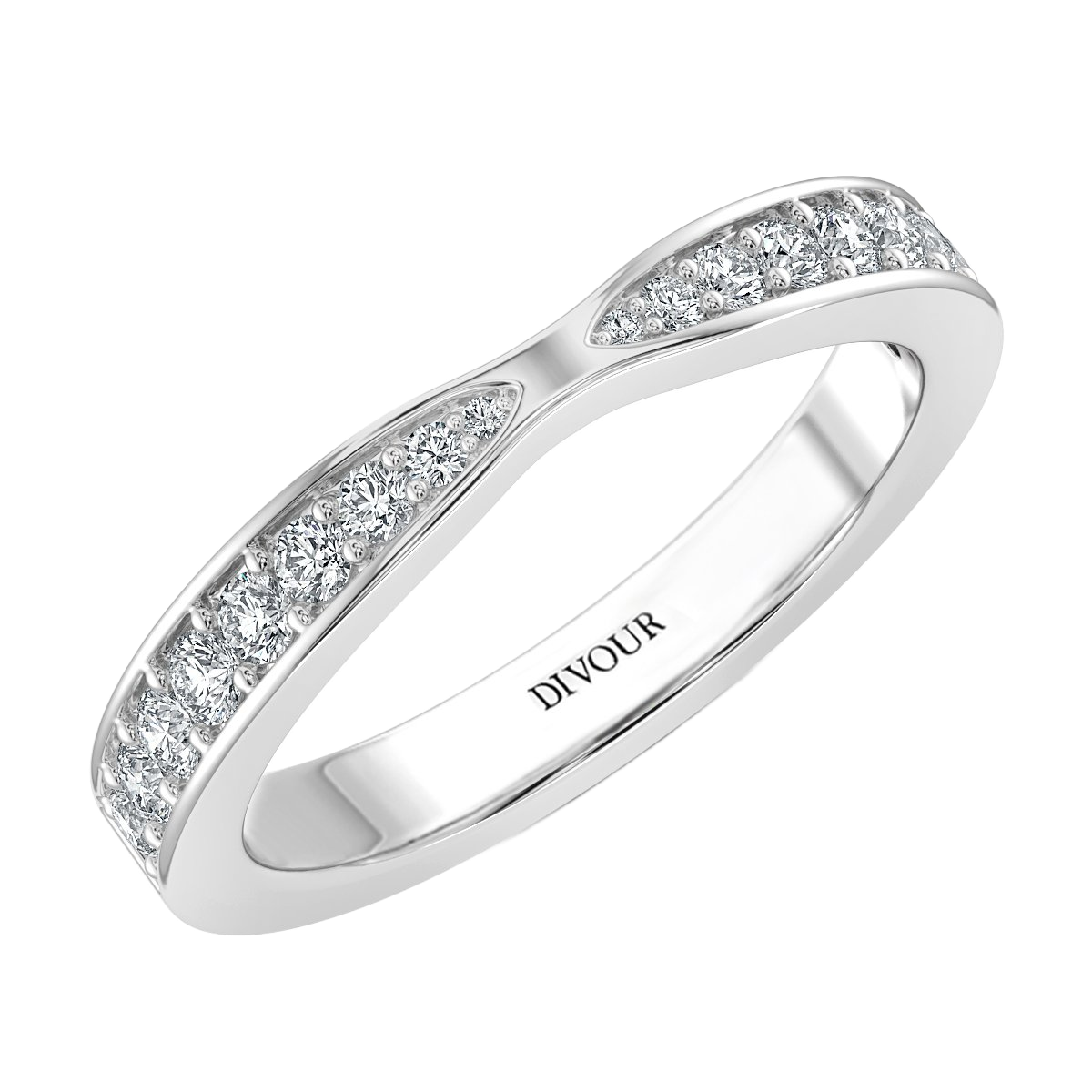 Tapered Diamond Eternity Ring