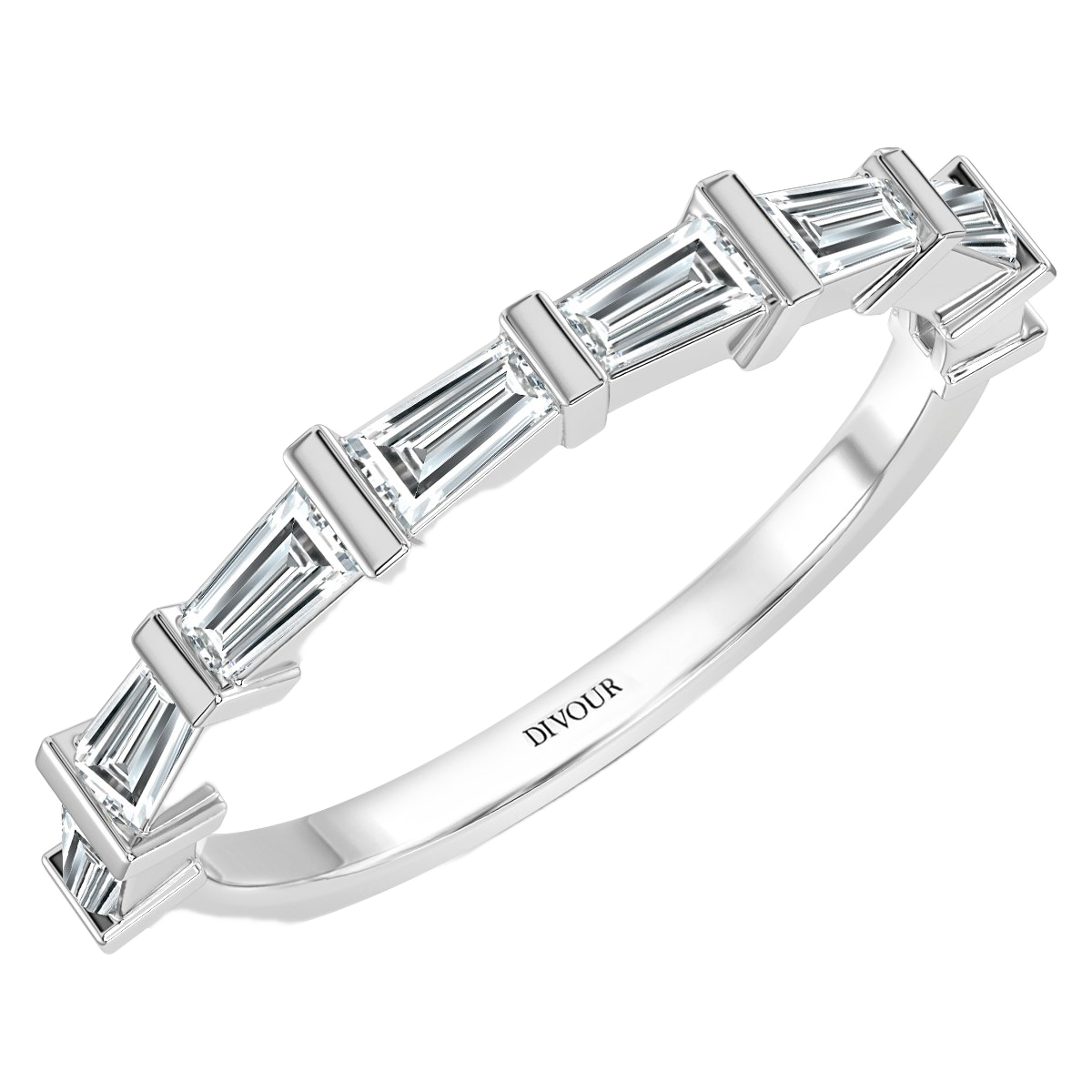 Bagutte Diamond Half Eternity Band