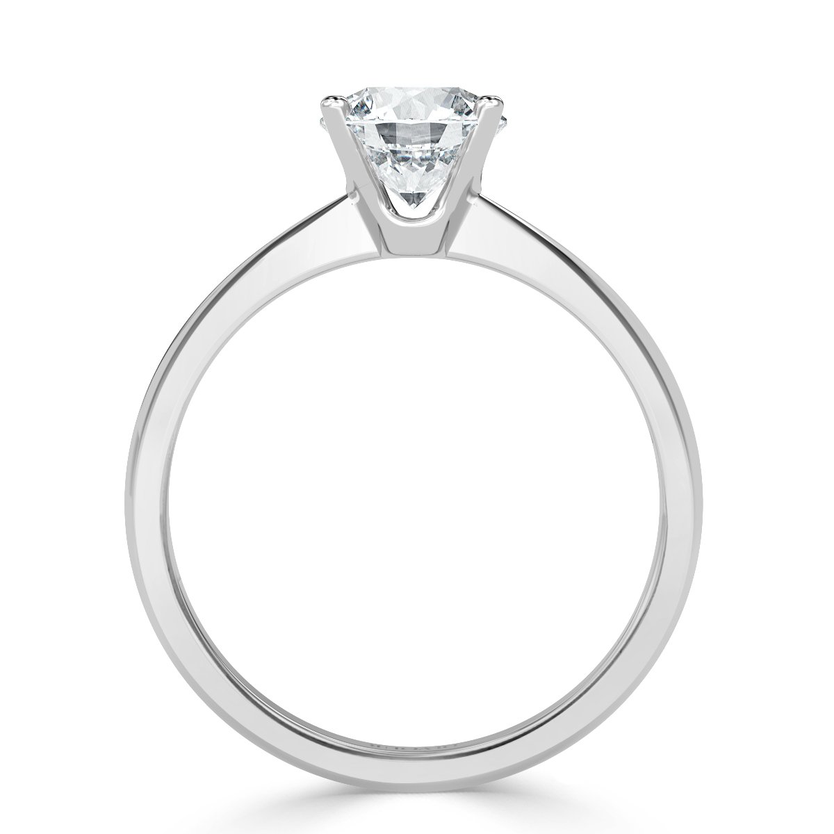 Round Solitare Engagement Ring