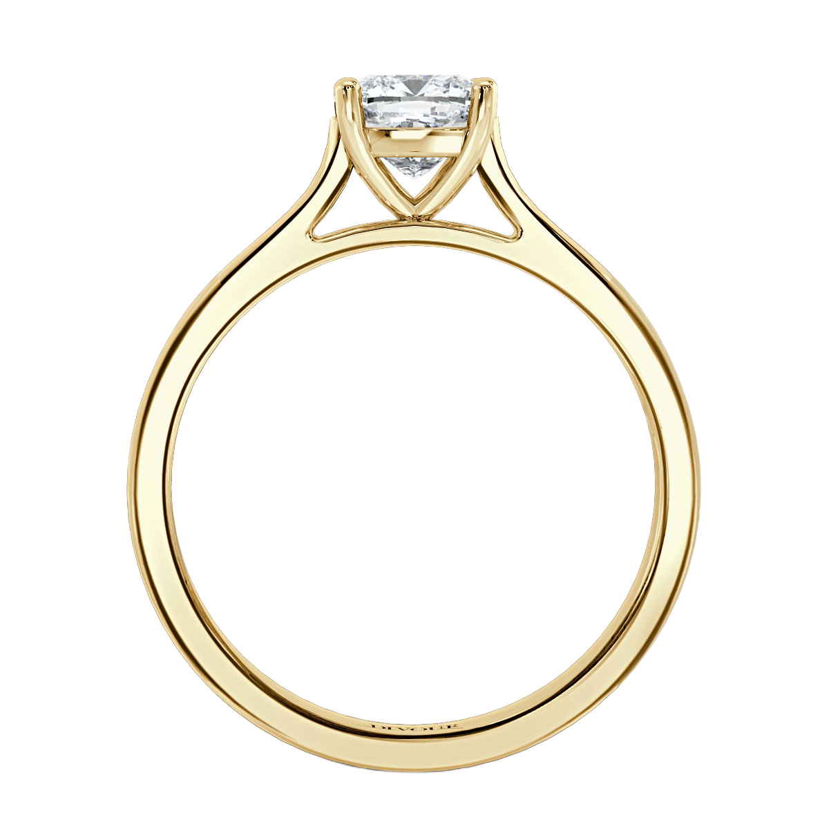 Classic Cushion Diamond Solitaire Ring