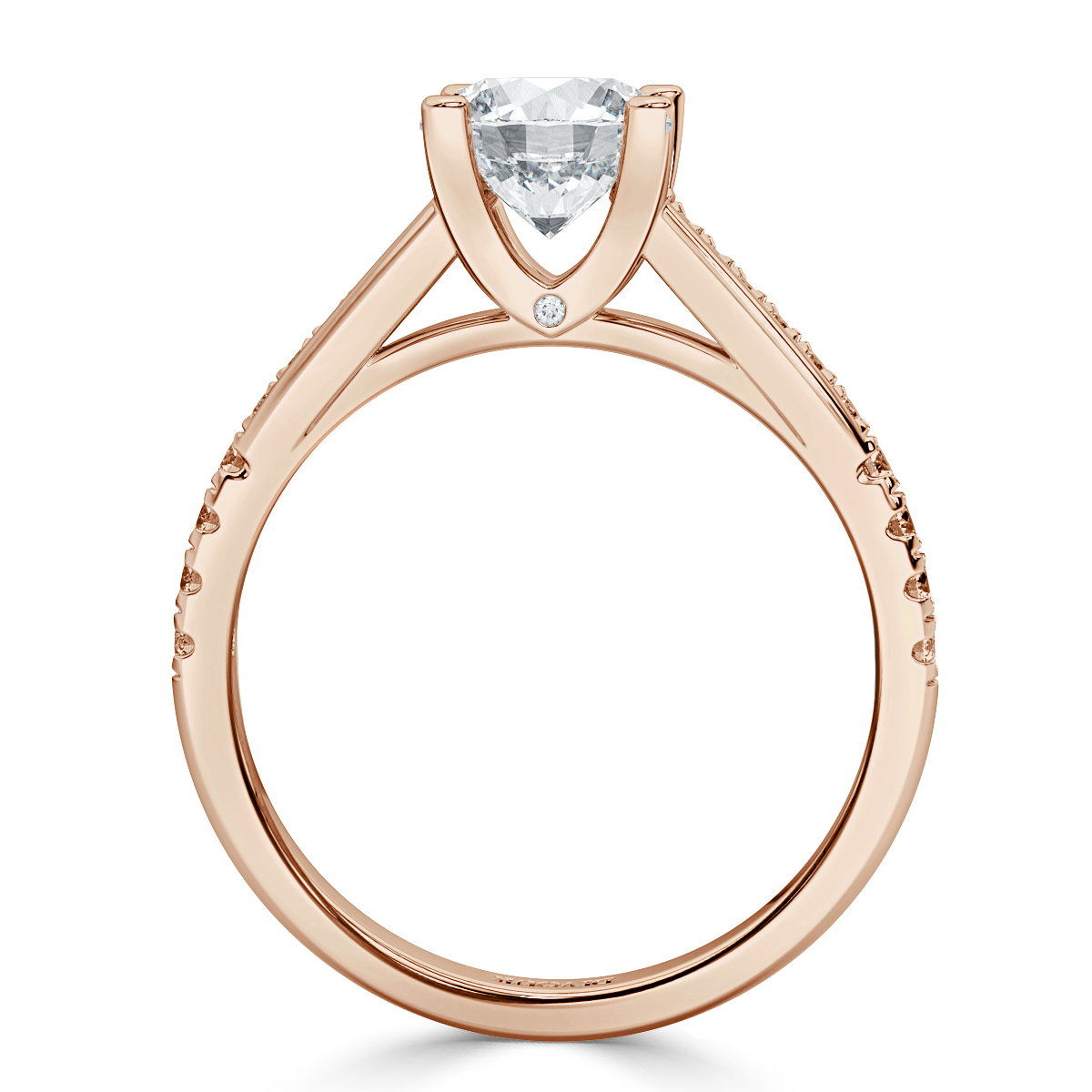 Round Diamond Promise Engagement Ring