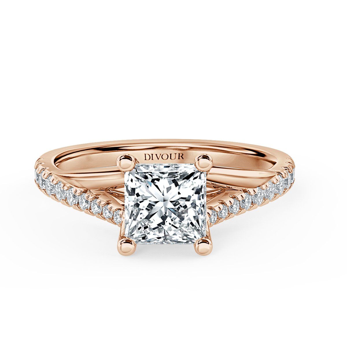 Princess Diamond Promise Engagement Ring