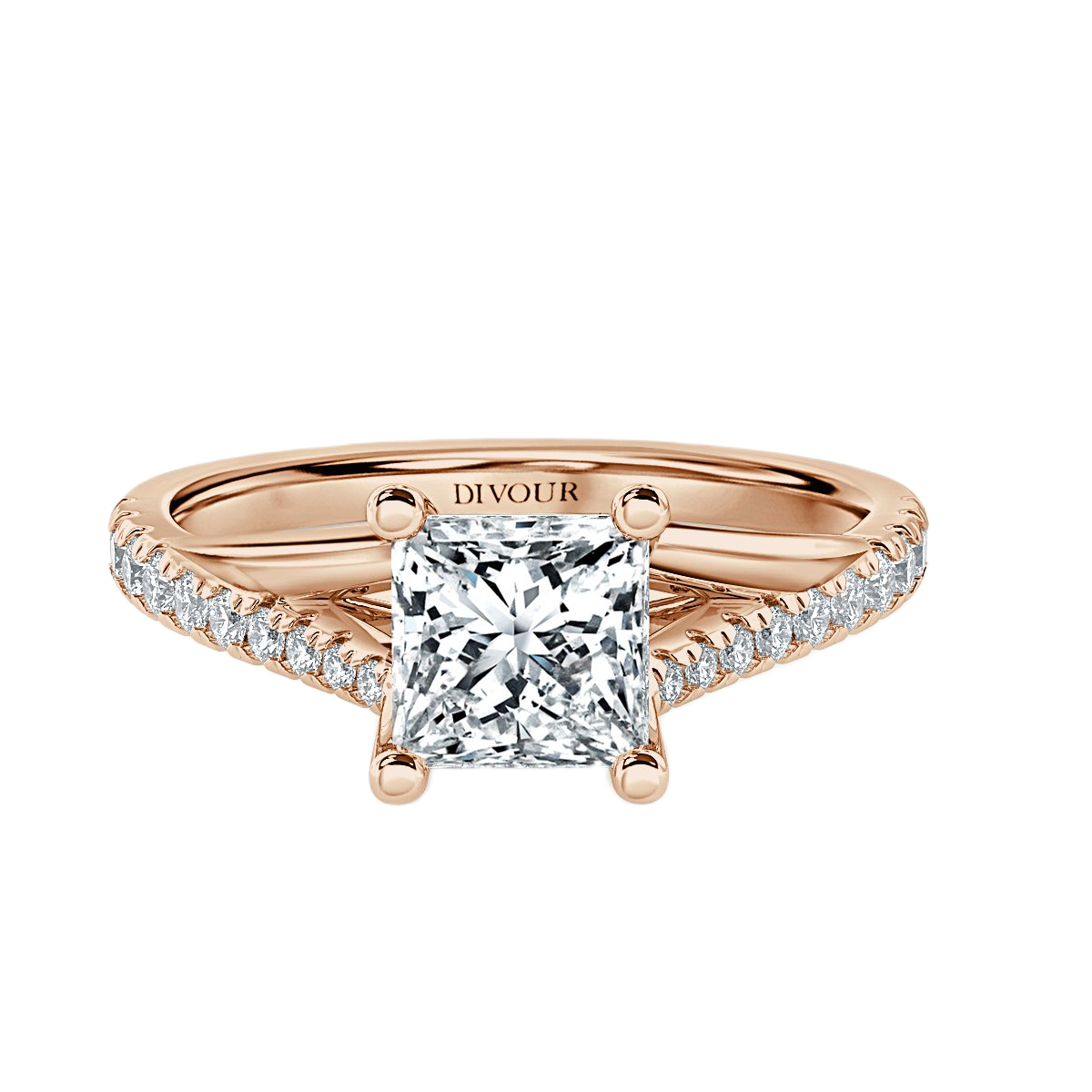 Princess Diamond Promise Engagement Ring