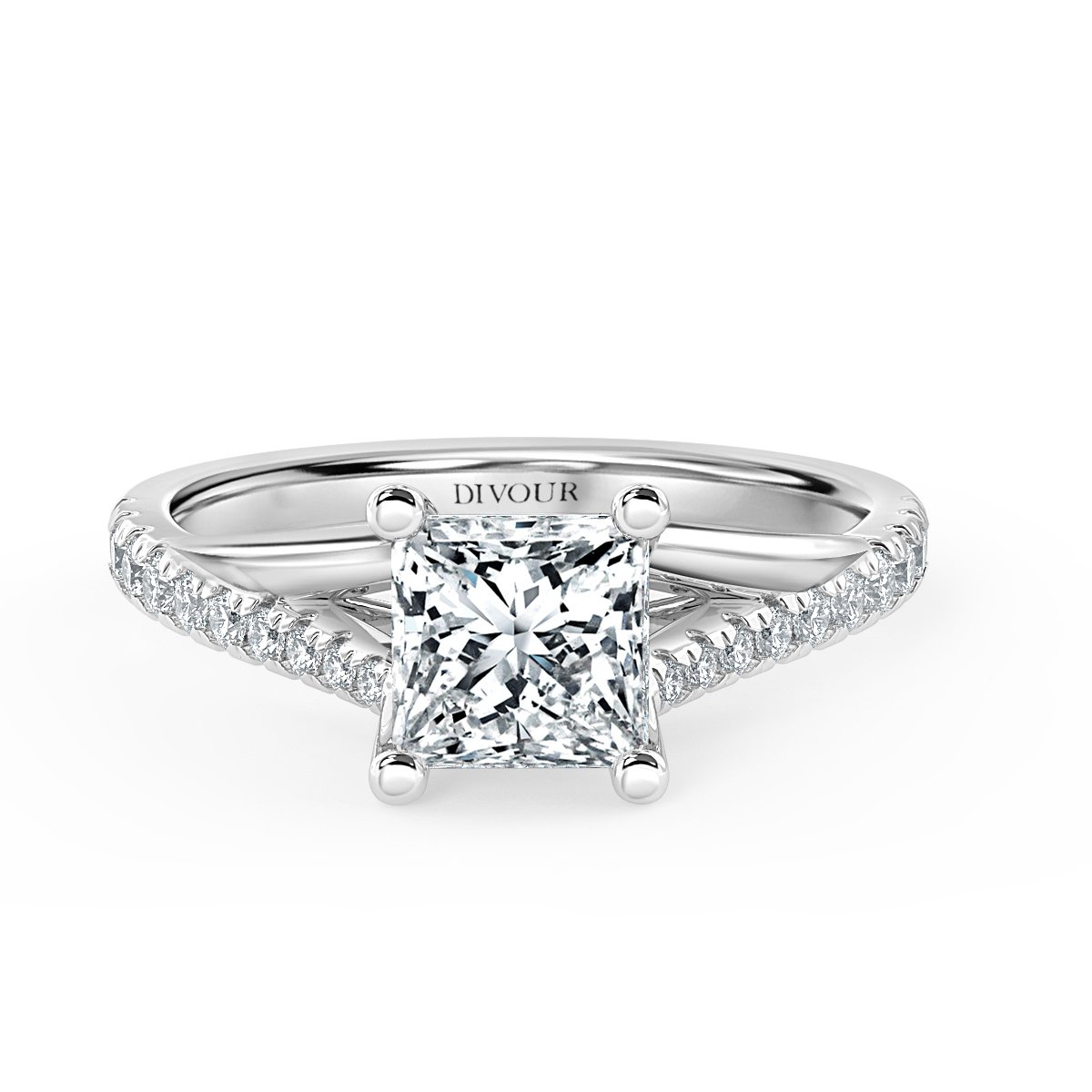 Princess Diamond Promise Engagement Ring