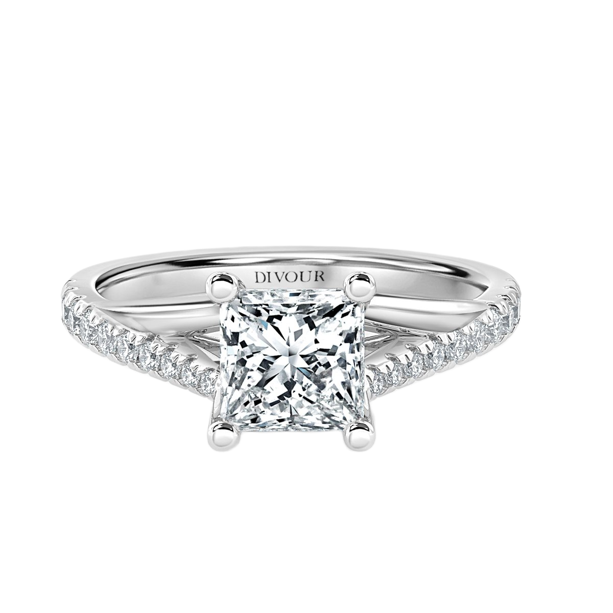 Princess Diamond Promise Engagement Ring