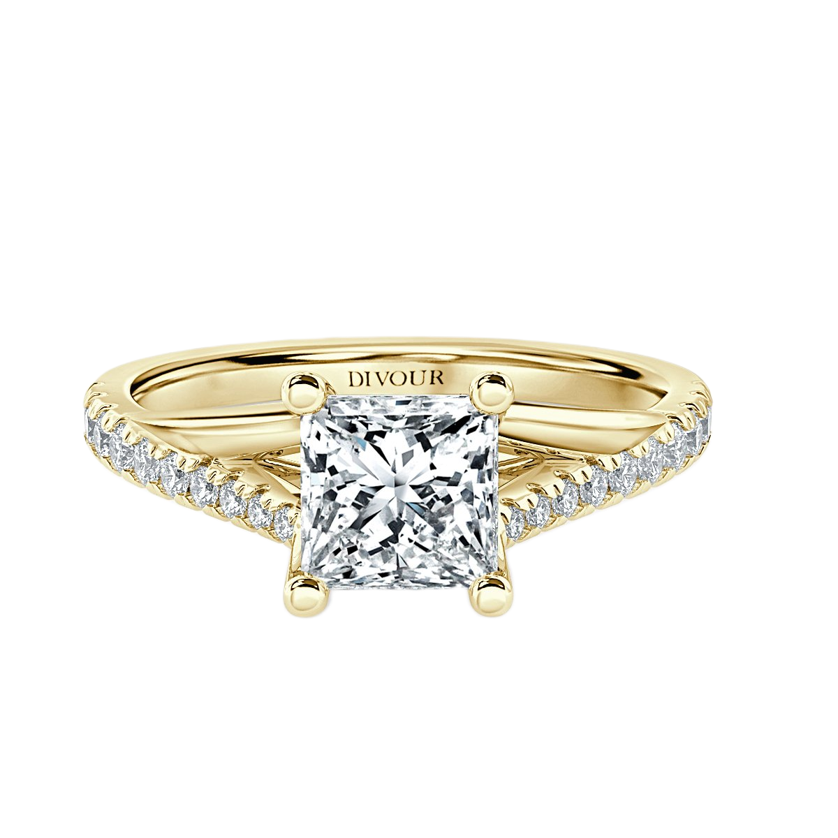 Princess Diamond Promise Engagement Ring