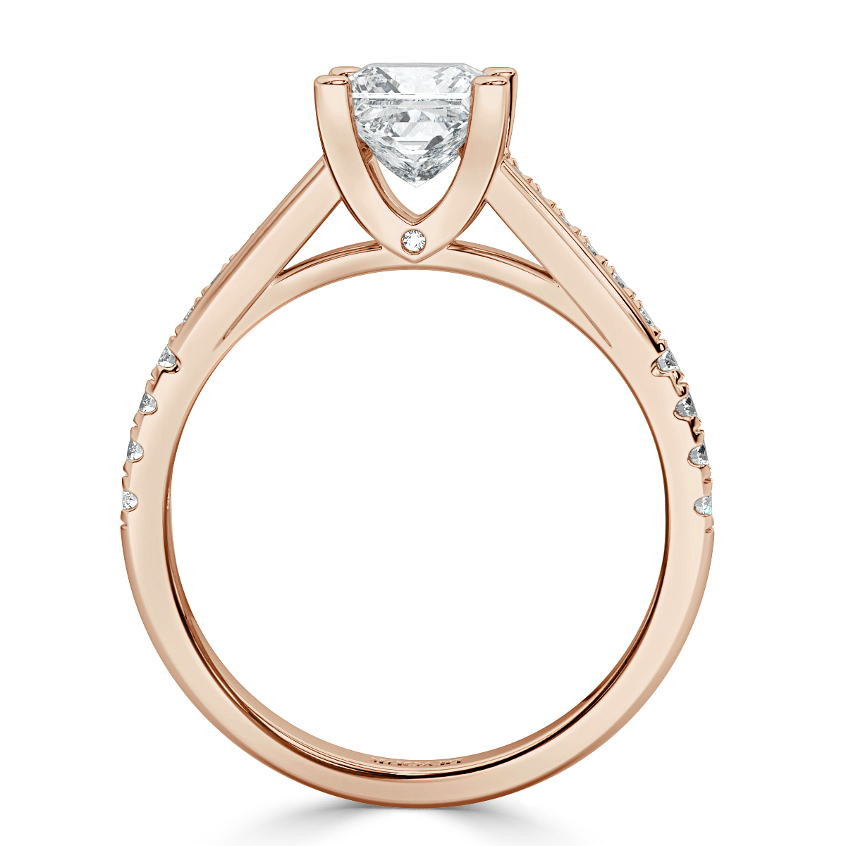 Princess Diamond Promise Engagement Ring