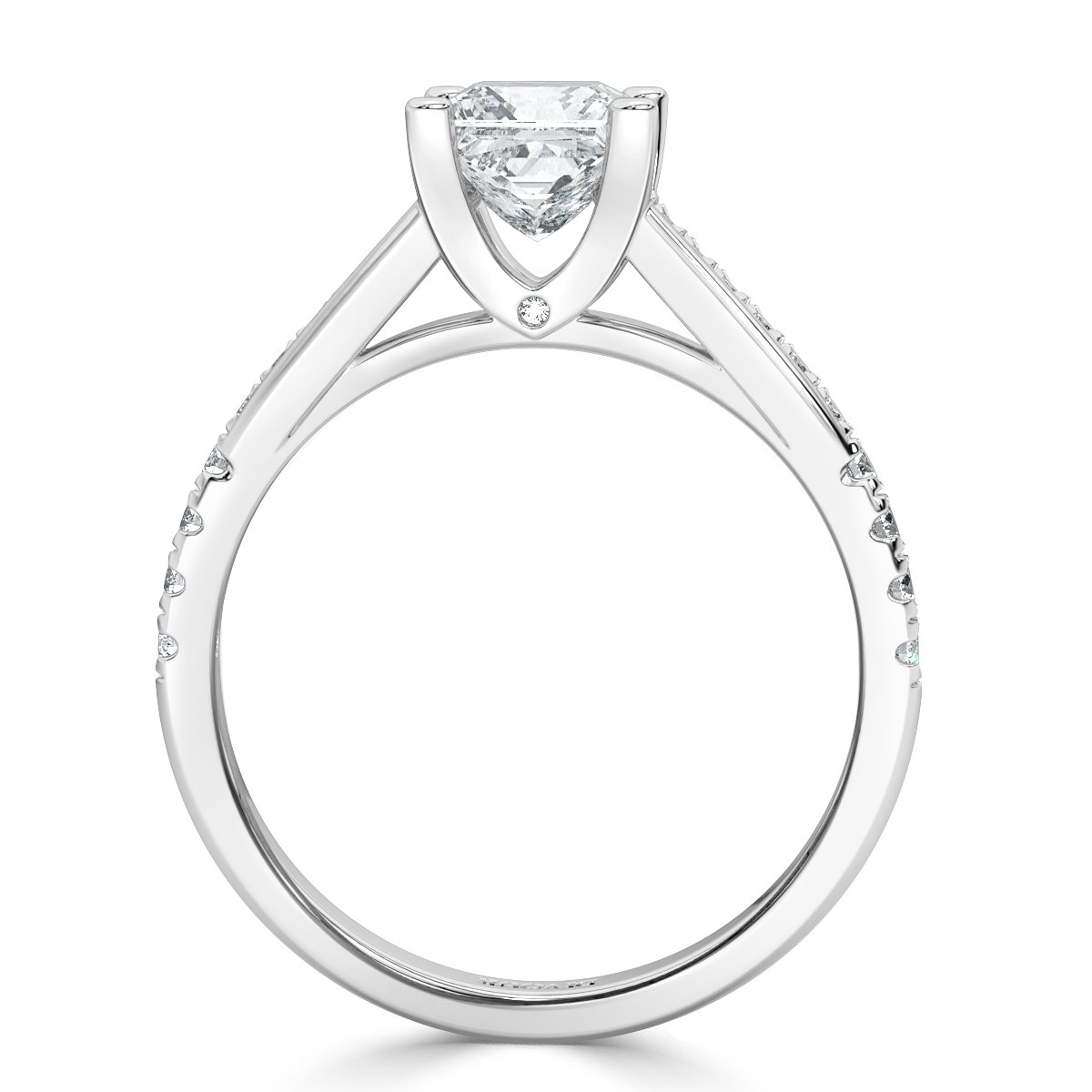 Princess Diamond Promise Engagement Ring