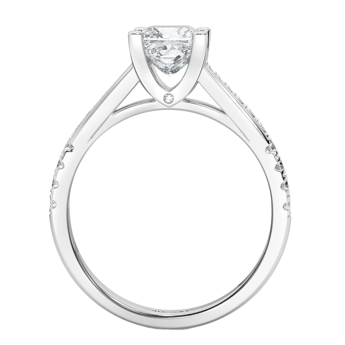 Princess Diamond Promise Engagement Ring