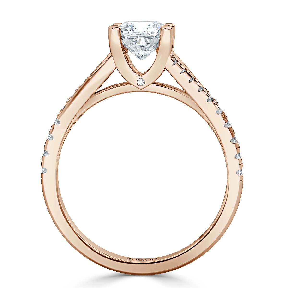 Cushion Diamond Promise Engagement Ring