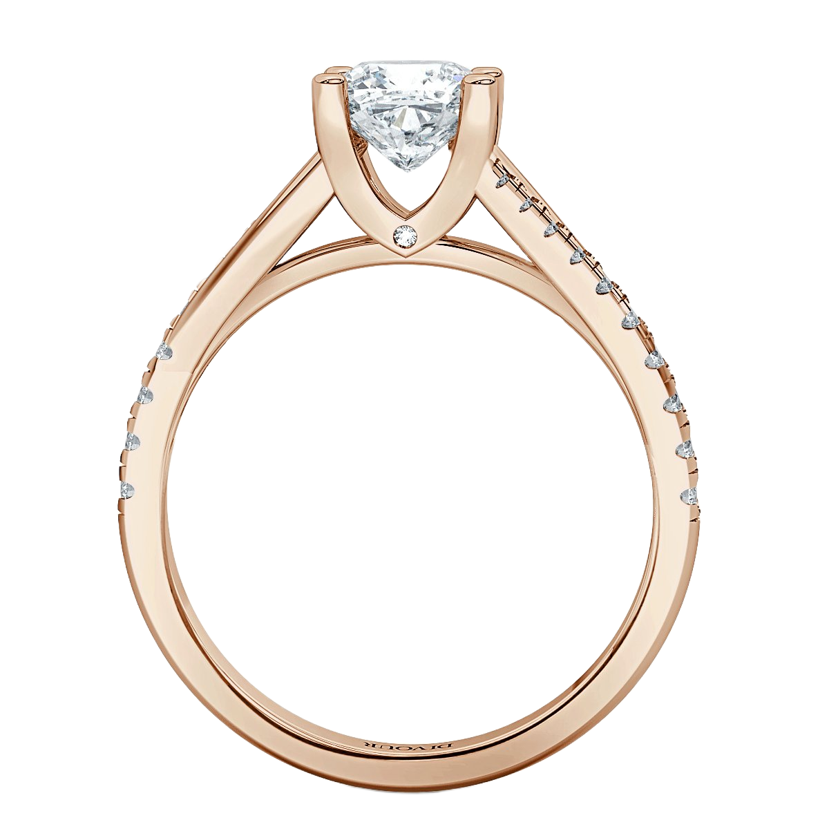 Cushion Diamond Promise Engagement Ring