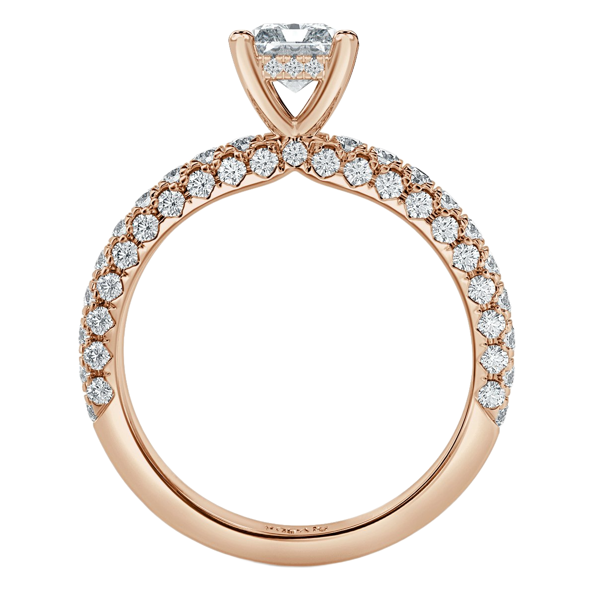 Emerald Diamond Engagement Ring