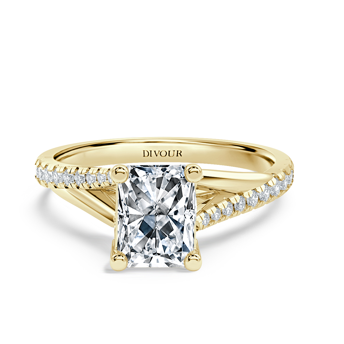 Radiant Diamond Promise Engagement Ring