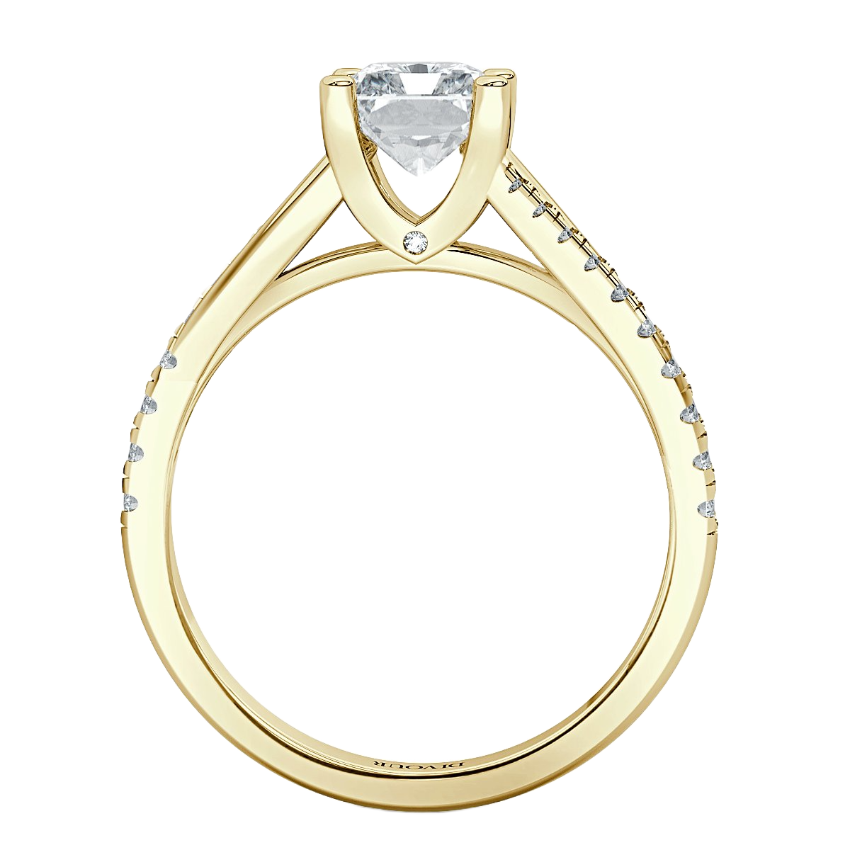 Radiant Diamond Promise Engagement Ring