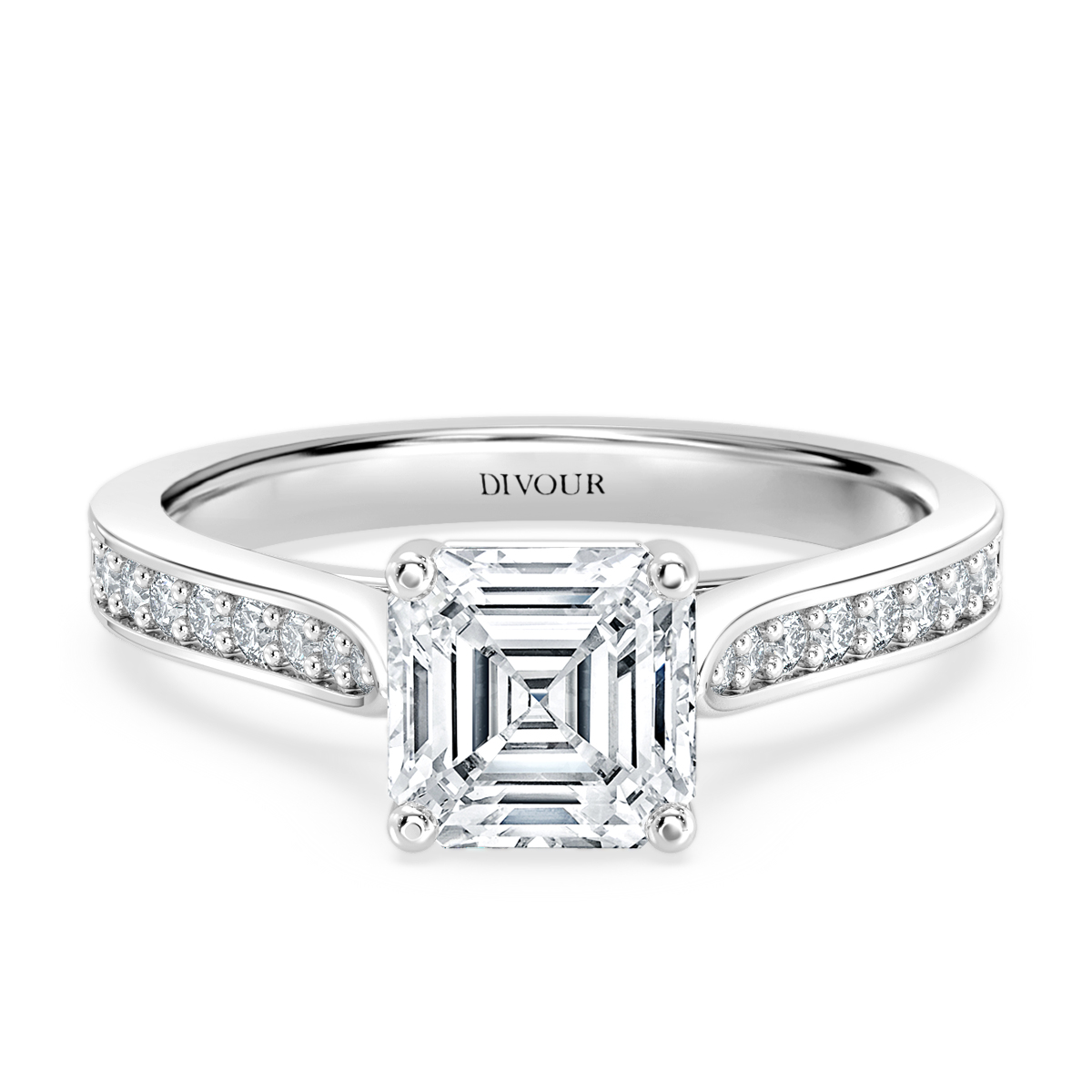Thread set Ascher Diamond Engagement Ring