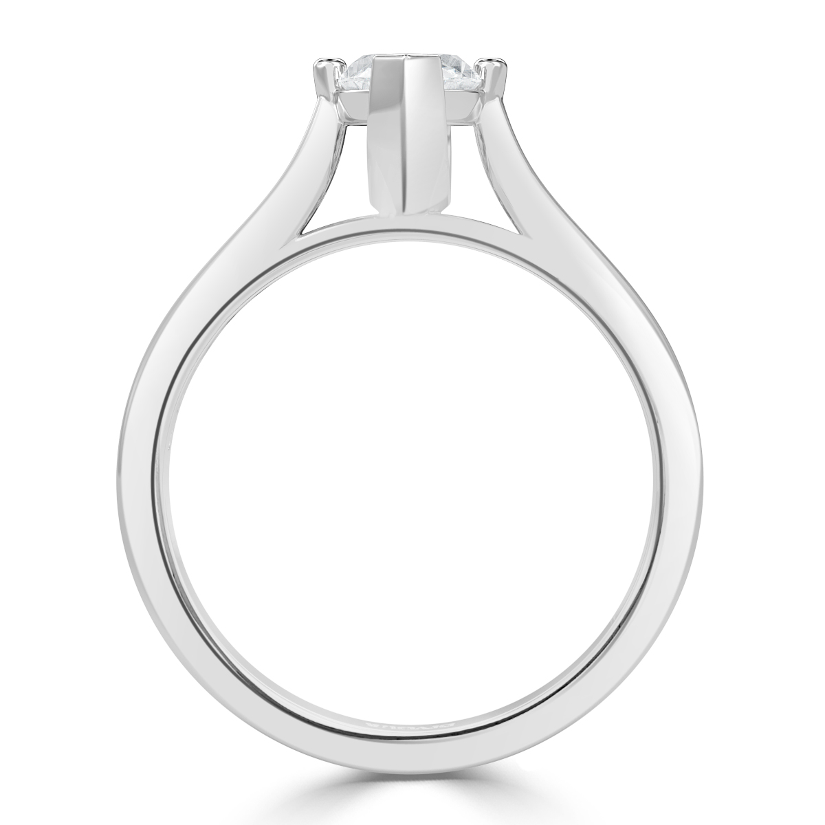 Thread Set Marquise  Diamond Engagement ring