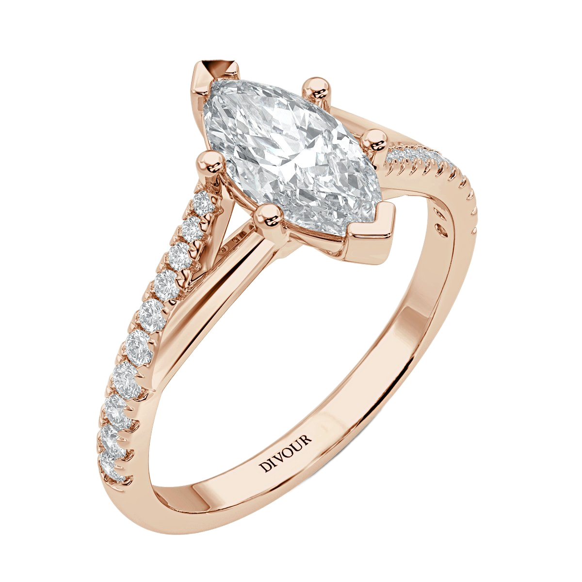 Marquise Diamond Promise Engagement Ring
