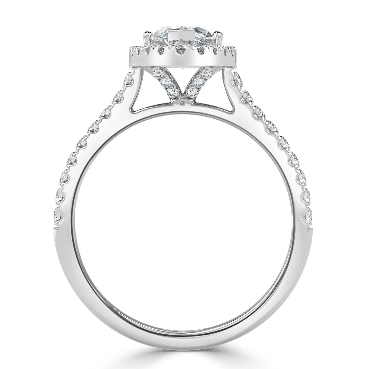 Forever Marquise Diamond Halo Engagement Ring