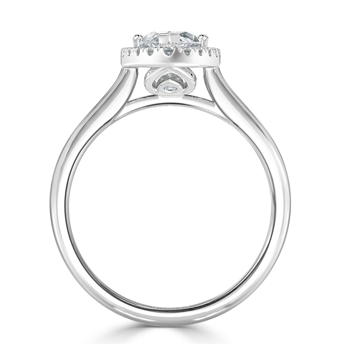 Classic Marquise Diamond  Halo Ring