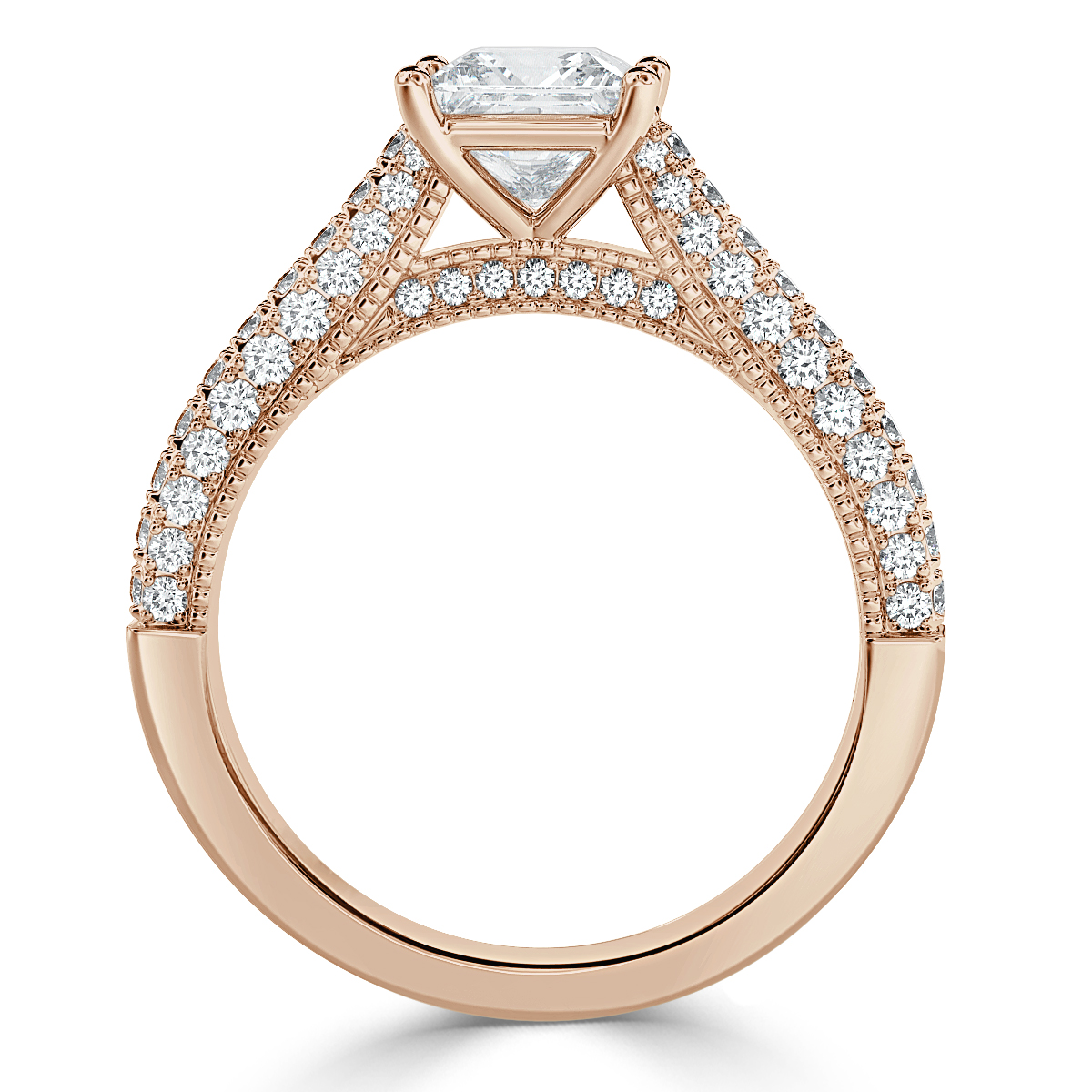 Edward - Princess Diamond  Vintage Engagement Ring