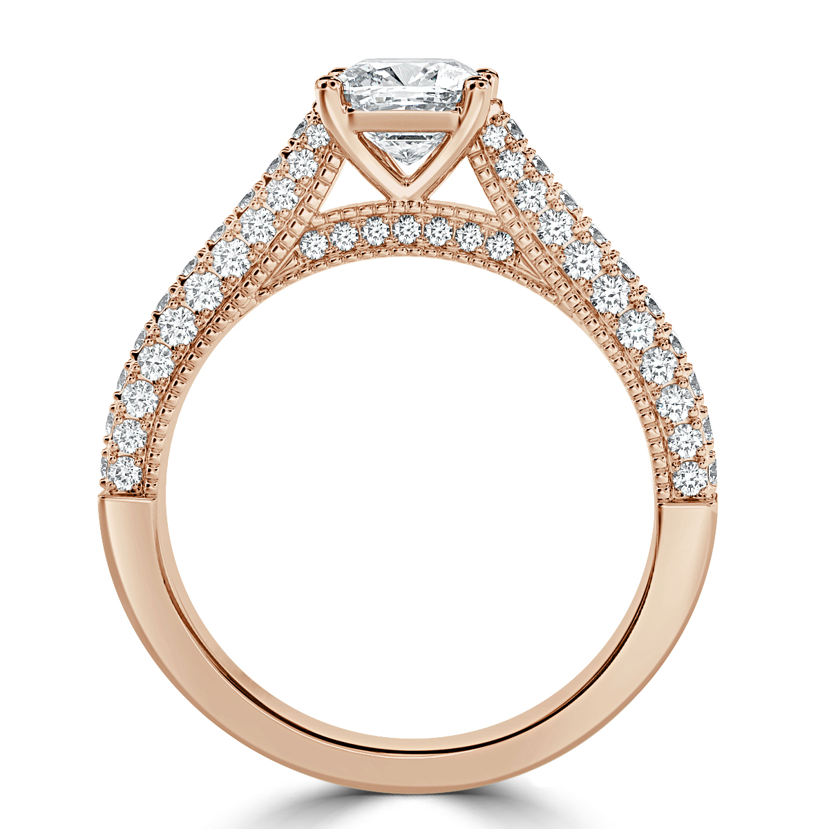Edward - Cushion Diamond  Vintage Engagement Ring