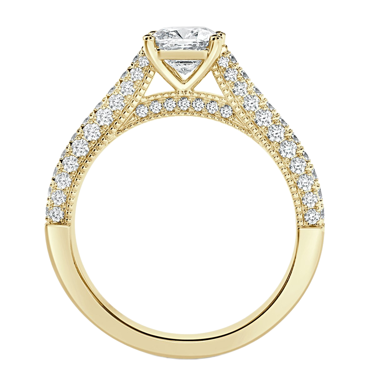 Edward - Cushion Diamond  Vintage Engagement Ring
