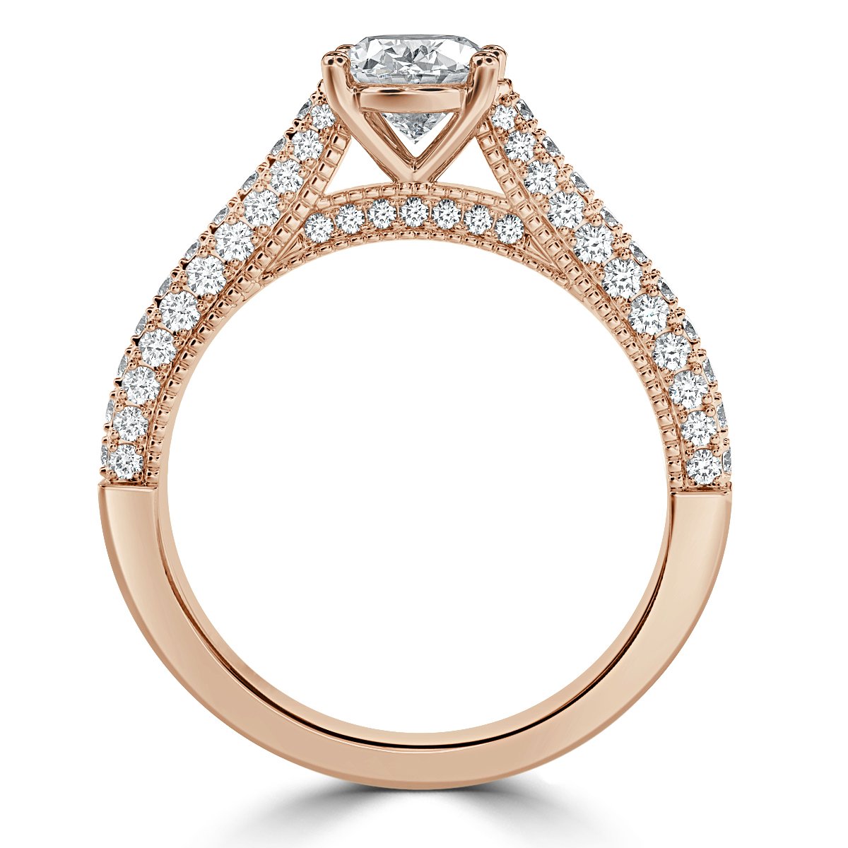 Edward - Oval Diamond  Vintage Engagement Ring