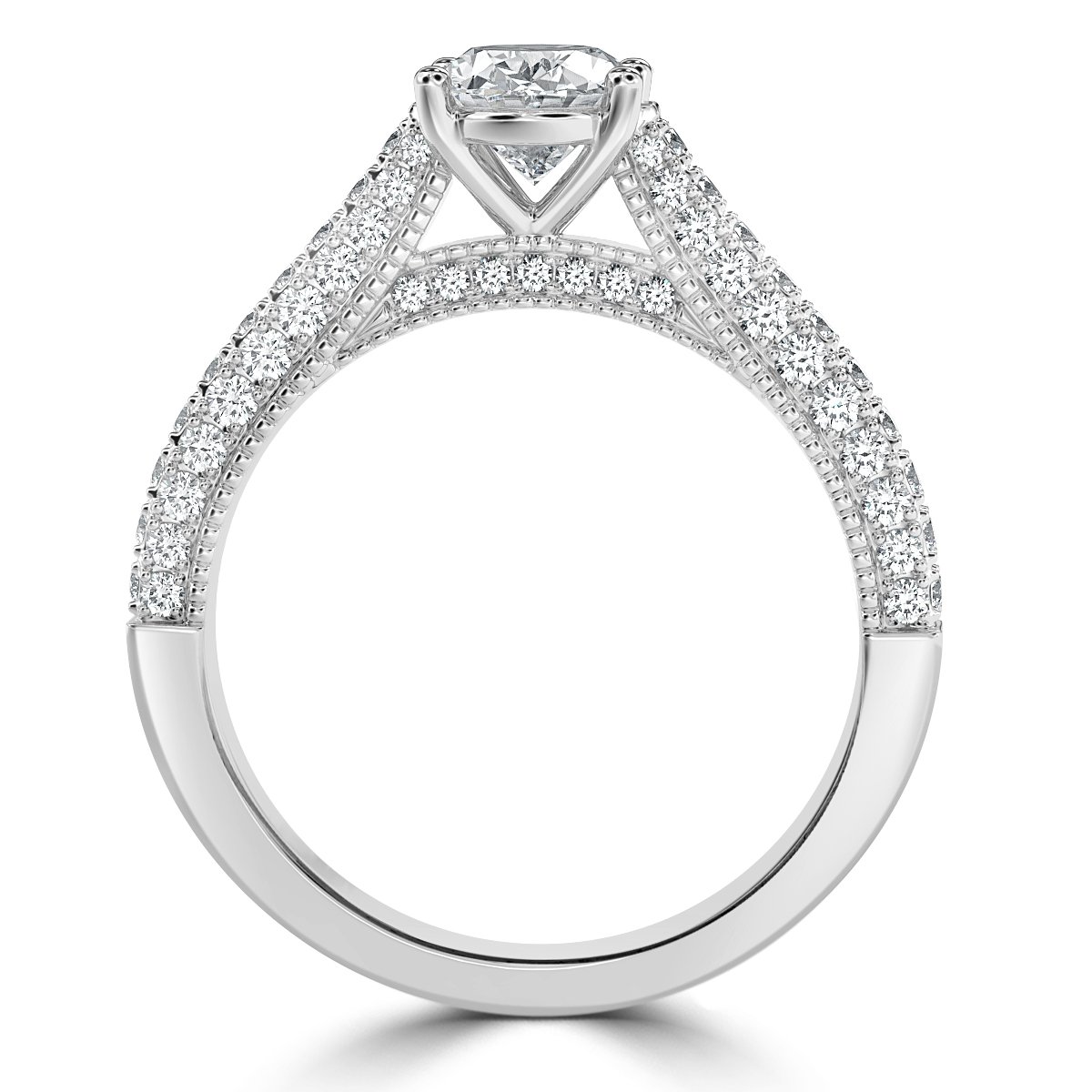 Edward - Oval Diamond  Vintage Engagement Ring