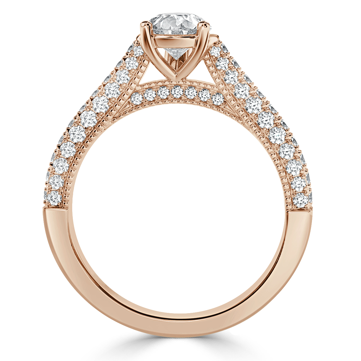 Edward - Pear Diamond  Vintage Engagement Ring