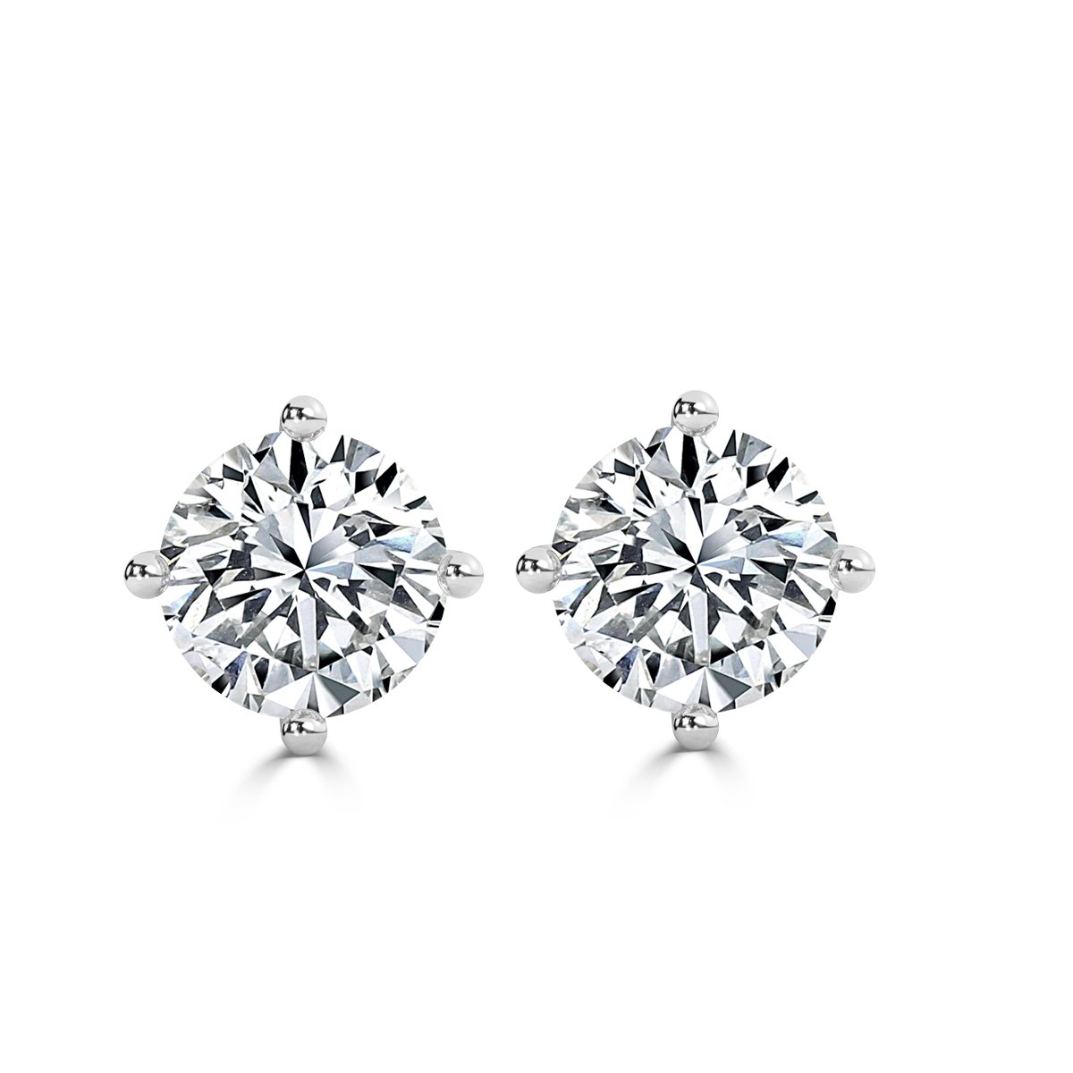 Round Diamond Studs Earrings