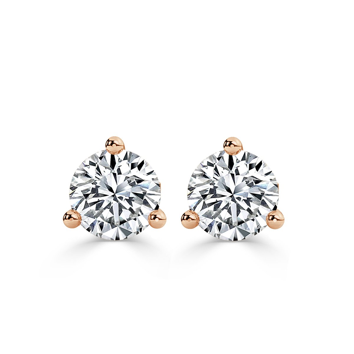 Round Diamond Studs Earrings