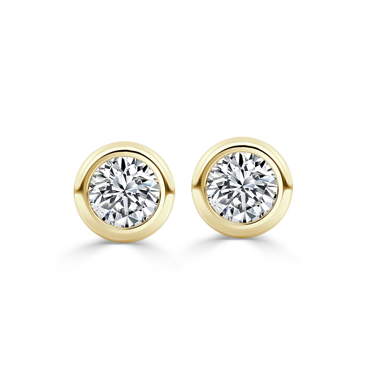 Round Diamond Studs Earrings