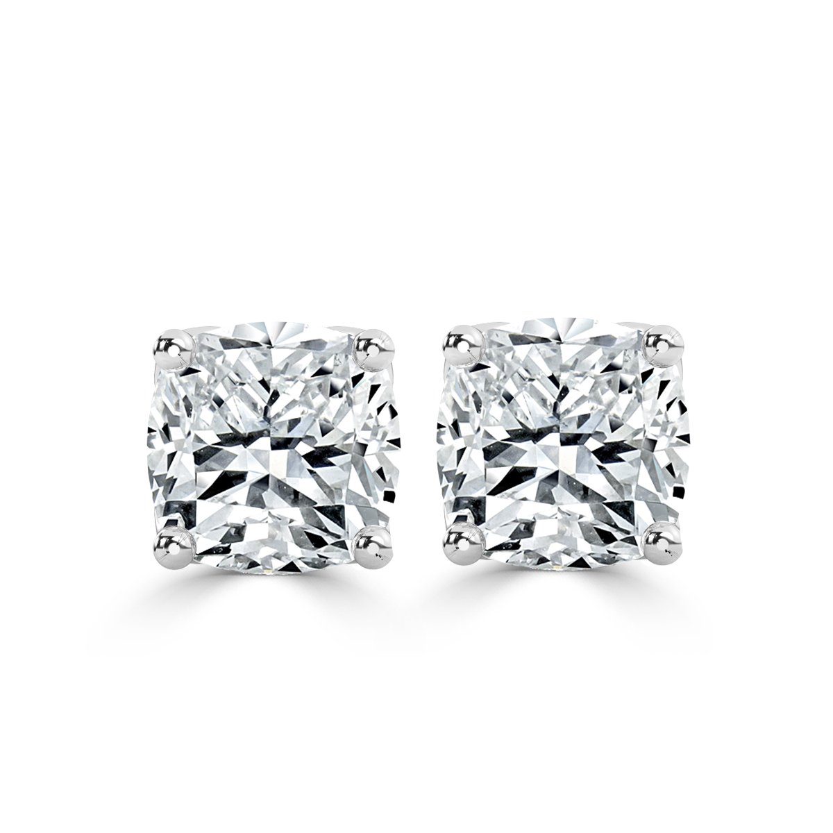 Princess Diamond Studs Earrings