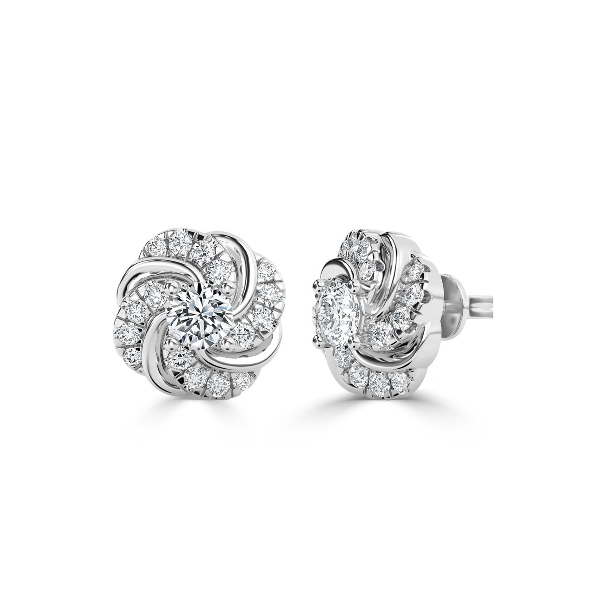 Stud Diamond Earrings