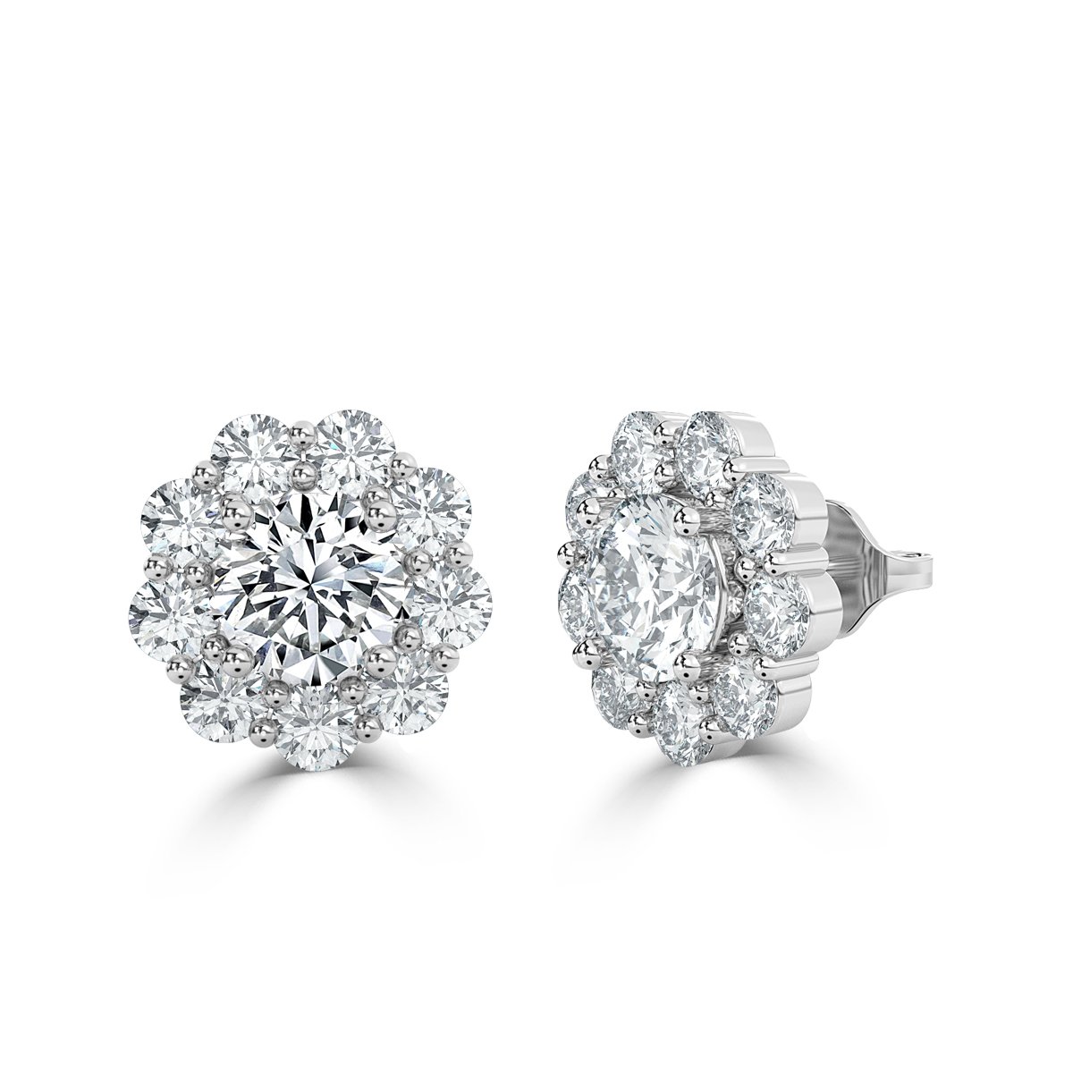 Stud Diamond Earrings