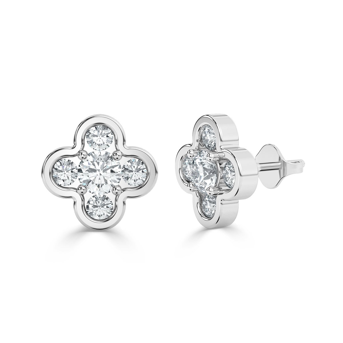 Stud Diamond Earrings