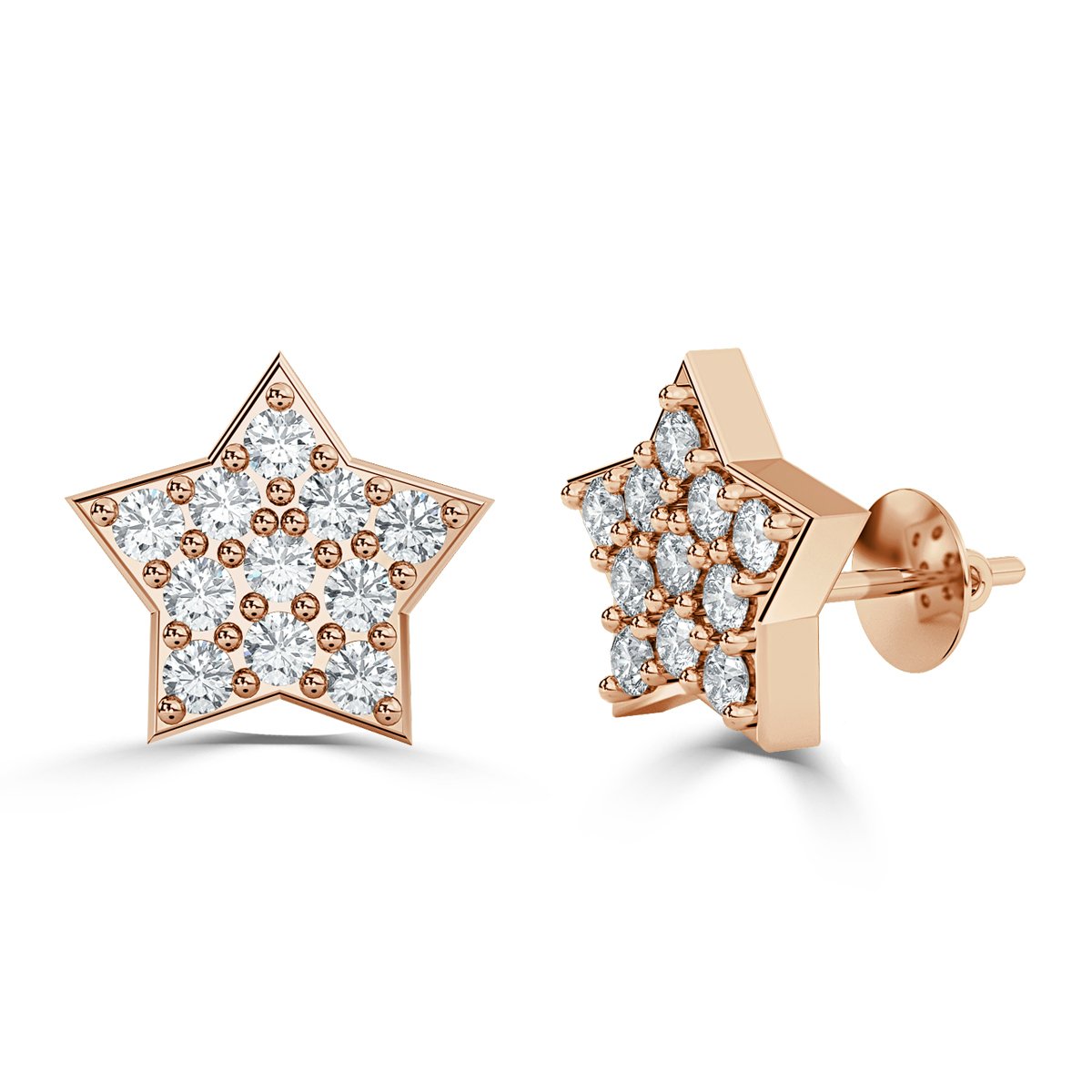Stud Diamond Earrings