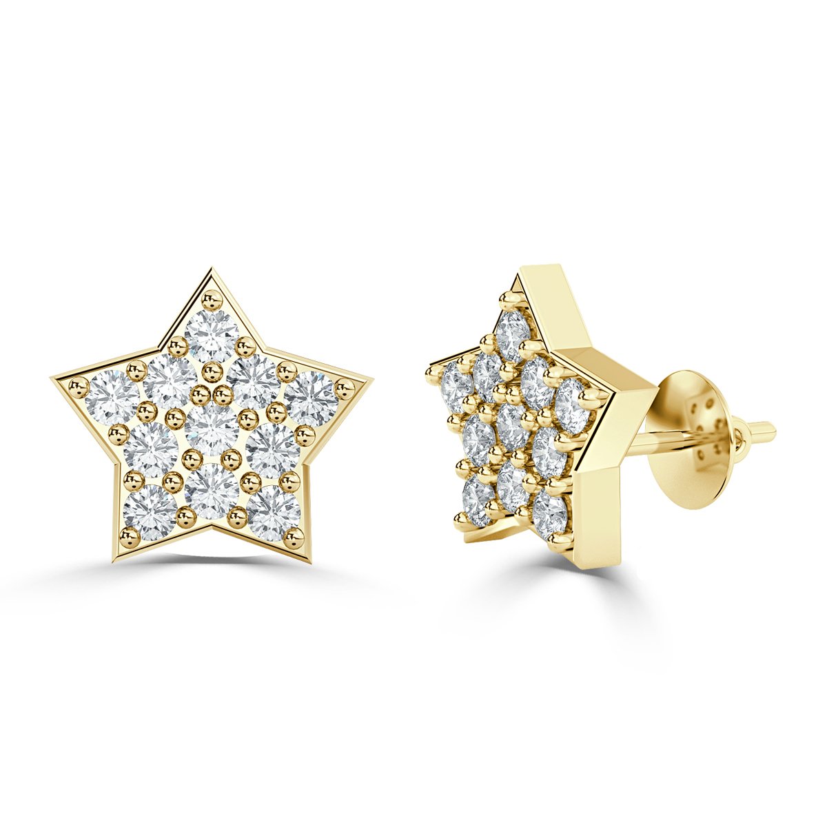 Stud Diamond Earrings