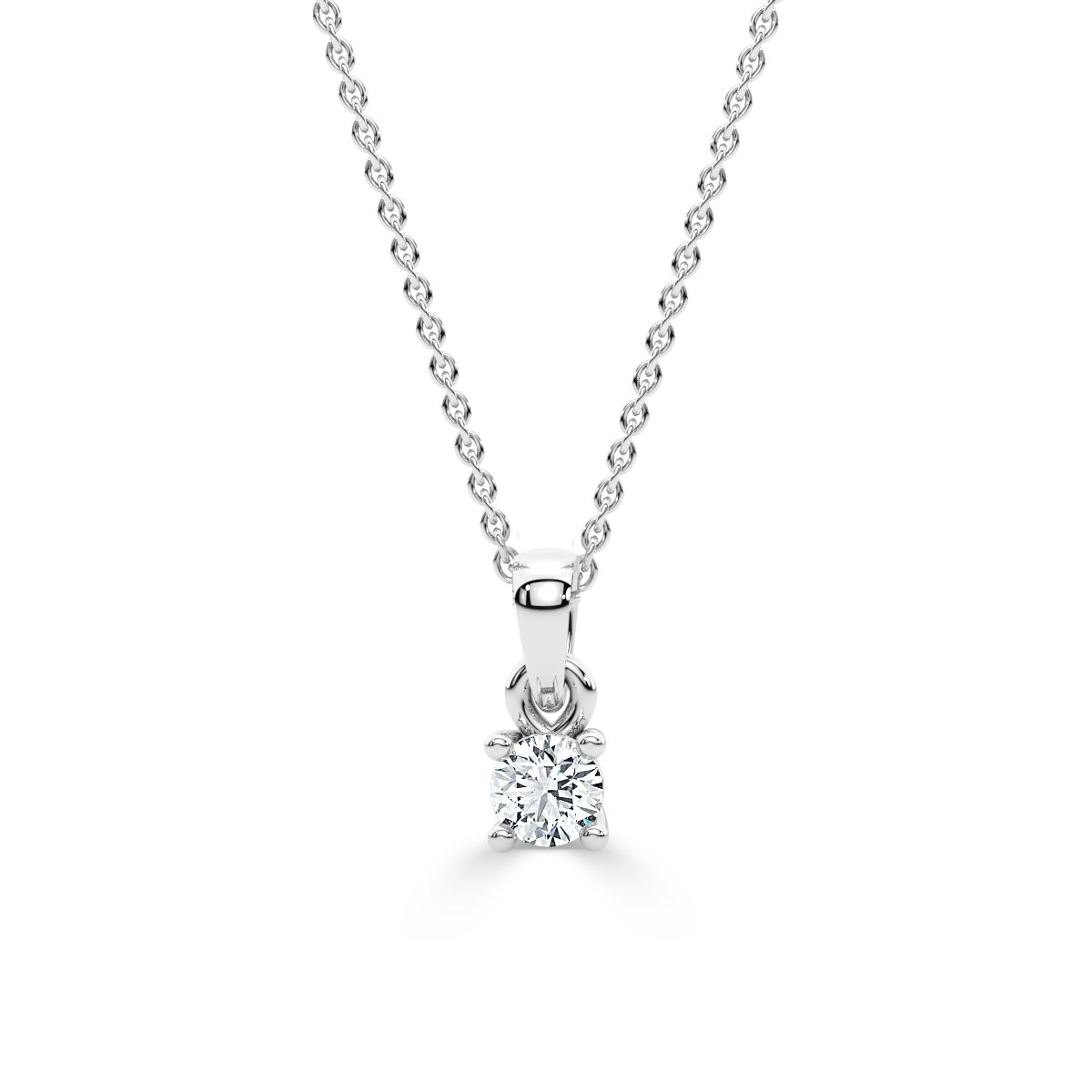 Diamond Solitaire Pendants | Necklace for Women in London, UK