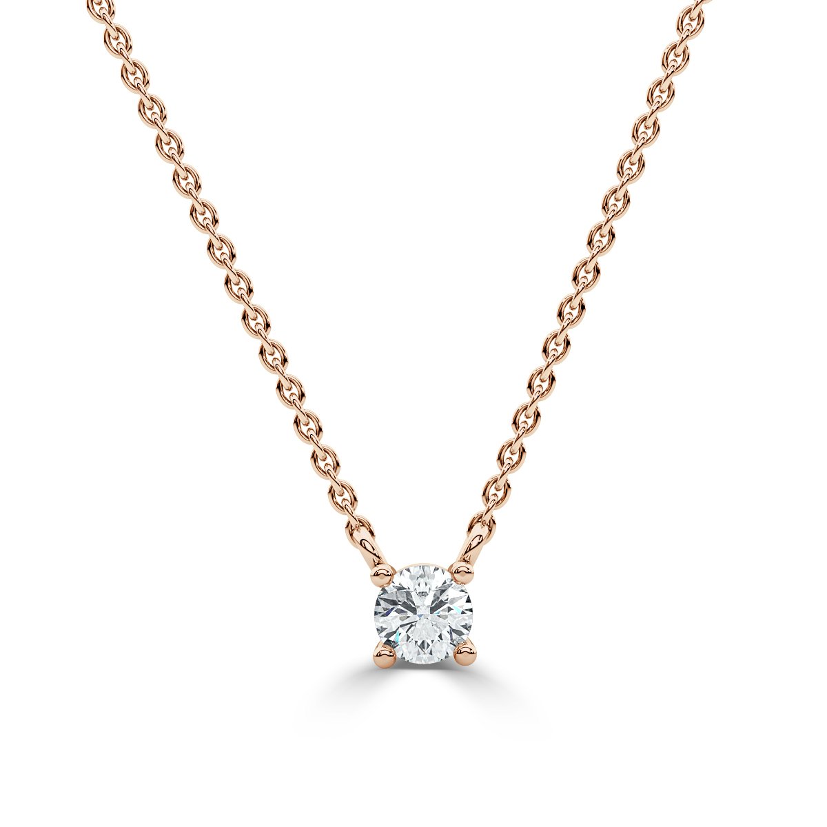 Solitaire Diamond Pendant