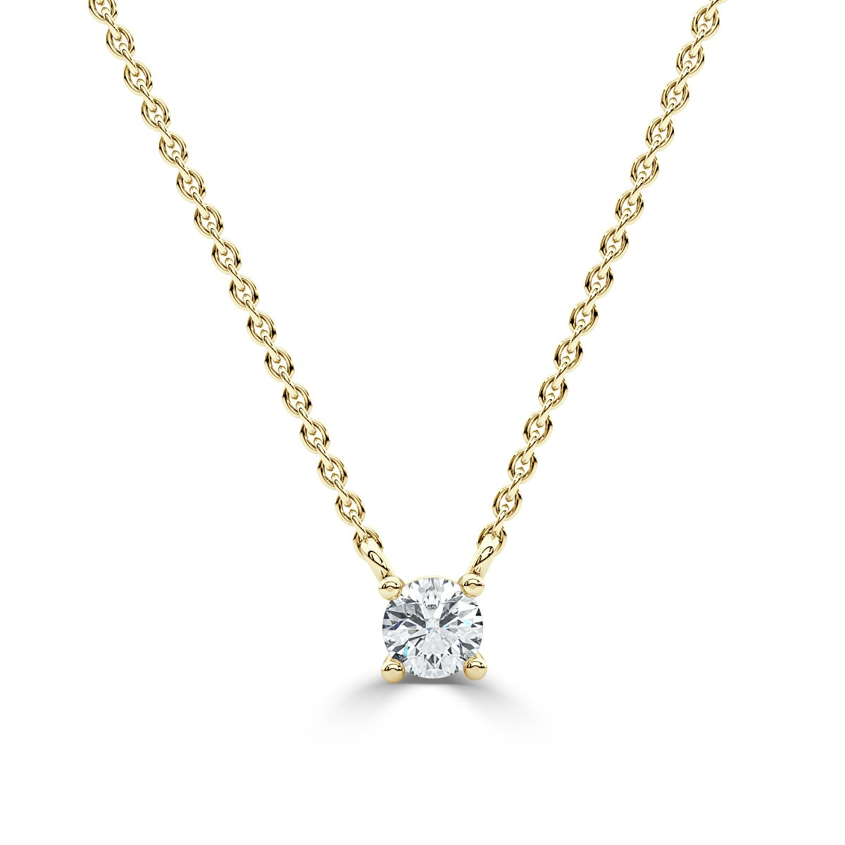 Solitaire Diamond Pendant