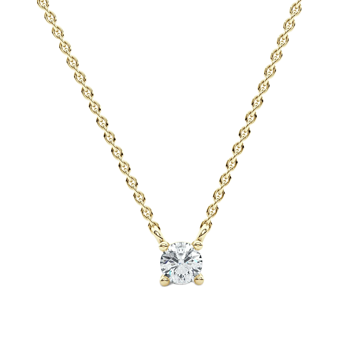 Solitaire Diamond Pendant