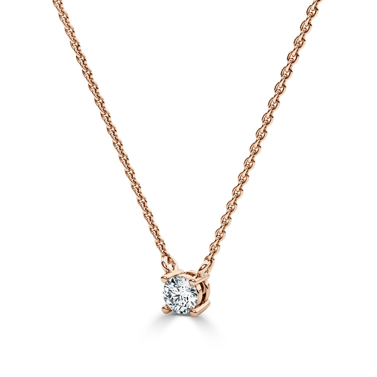 Solitaire Diamond Pendant